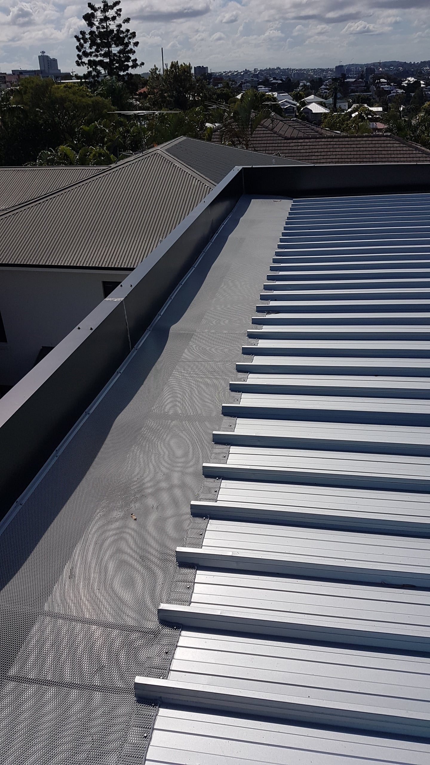 Professional gutter mesh installation in Anstead